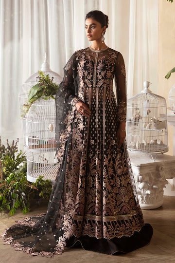 Afrozeh Kaya La Fuchsia Chiffon Collection Online Shopping